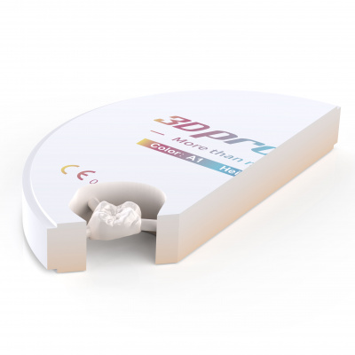 Aidite 3D Pro Multilayer - циркониевый диск многослойный, цвета VITA A-D, диаметр 98 мм, 18 мм, C2